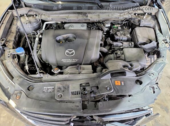 JM3KE4CY4G0604980 2016 MAZDA CX-5 Black Widok wnętrza z tyłu