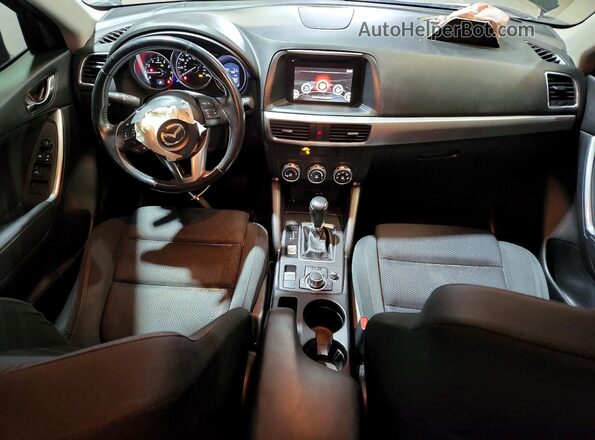JM3KE4CY4G0604980 2016 MAZDA CX-5 Black Widok deski rozdzielczej