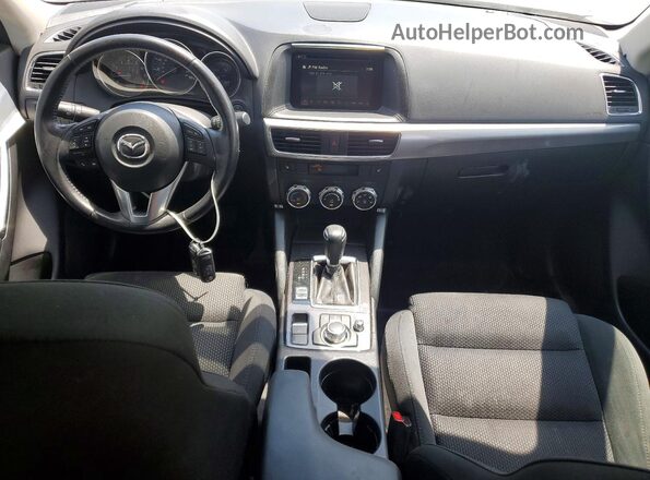 JM3KE4CY4G0763644 2016 MAZDA CX-5 Синий Вид панели приборов