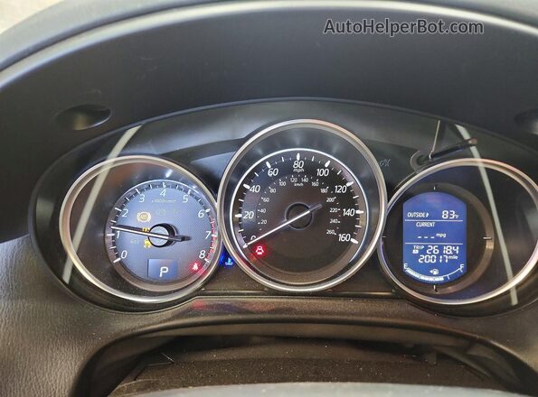 JM3KE4CY5G0903071 2016 MAZDA CX-5 White Вид щитка приладів