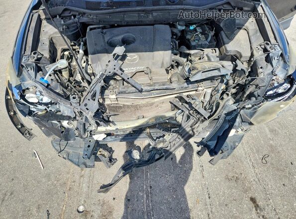 JM3KE4CY7G0762391 2016 MAZDA CX-5 Black Vista del compartimento del motor