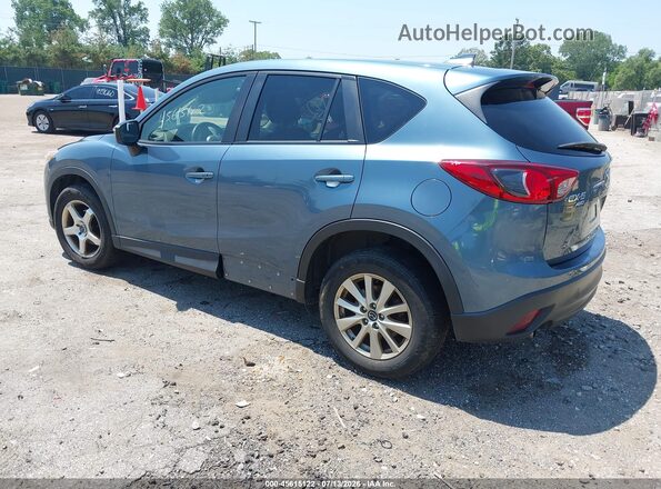 JM3KE4CY7G0780907 2016 MAZDA CX-5 Blue Հետևի ձախ