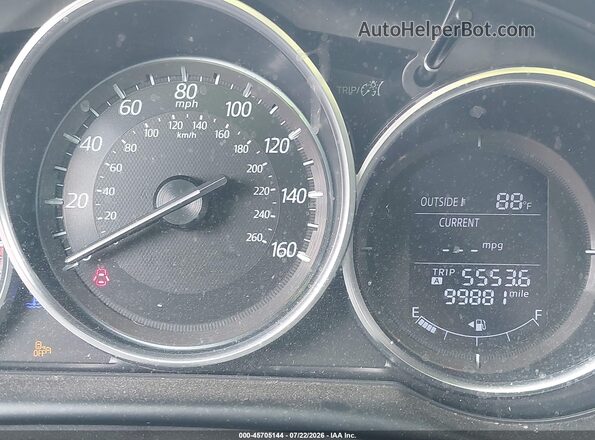 JM3KE4CY7G0871272 2016 MAZDA CX-5 Gray Вид задніх сидінь