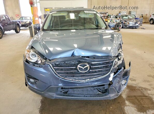 JM3KE4CY8G0805524 2016 MAZDA CX-5 Blue Vista frontal