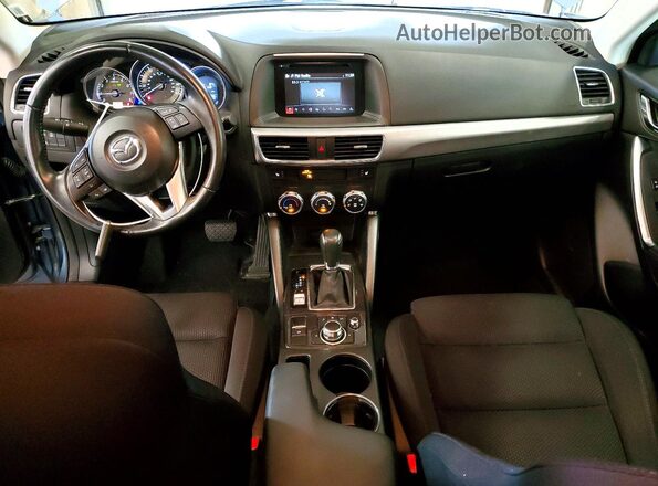 JM3KE4CY8G0805524 2016 MAZDA CX-5 Blue Vista del salpicadero