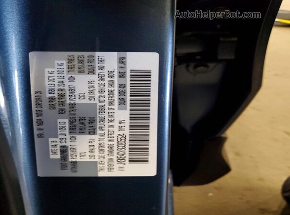 JM3KE4CY8G0805524 2016 MAZDA CX-5 Blue Vista de la etiqueta del VIN