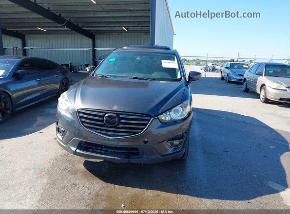 JM3KE4CY8G0895595 2016 MAZDA CX-5 Gray წინა ხედი