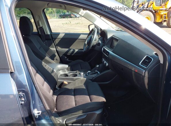 JM3KE4CYXG0626255 2016 MAZDA CX-5 Dark Blue Вид салона спереди