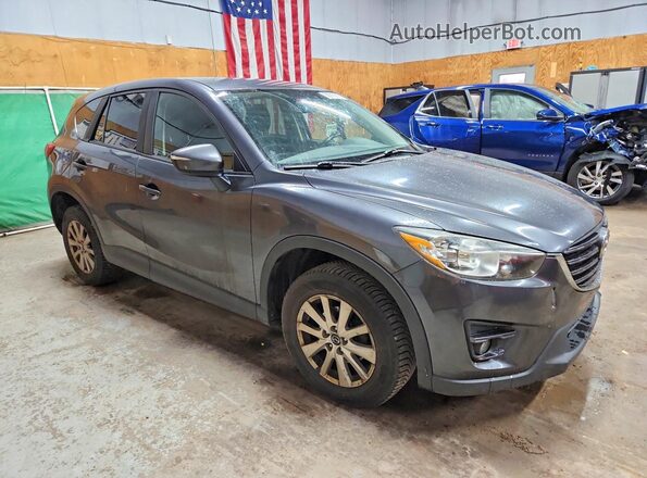 JM3KE4CYXG0797247 2016 MAZDA CX-5 Gray Front right