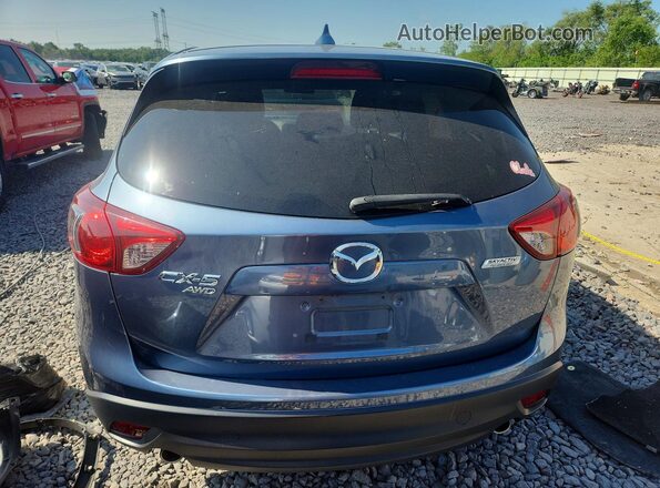 JM3KE4CYXG0827430 2016 MAZDA CX-5 Blue Rear view