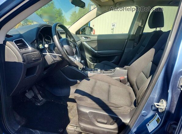 JM3KE4CYXG0827430 2016 MAZDA CX-5 Blue Front interior view