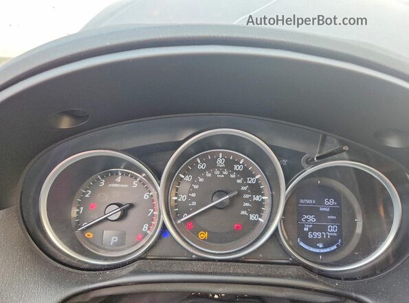 JM3KE4CYXG0829355 2016 MAZDA CX-5 Gray Instrument cluster view