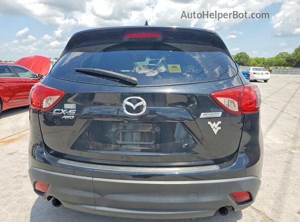 JM3KE4CYXG0829940 2016 MAZDA CX-5 Black Вид ззаду