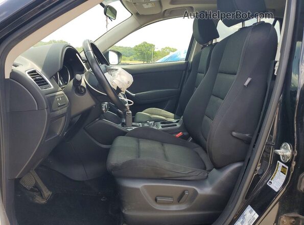 JM3KE4CYXG0829940 2016 MAZDA CX-5 Black Вид салону спереду