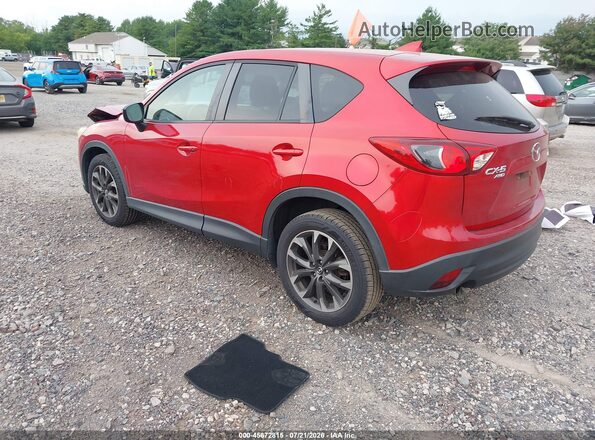 JM3KE4DY0G0619040 2016 MAZDA CX-5 Burgundy Trasero izquierdo