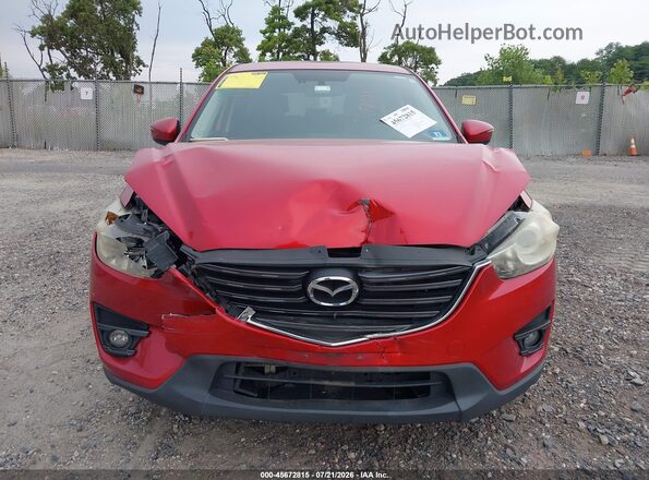 JM3KE4DY0G0619040 2016 MAZDA CX-5 Burgundy Vista del cuadro de instrumentos
