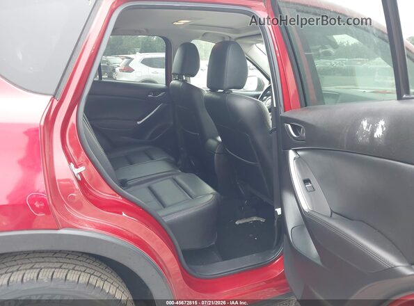 JM3KE4DY0G0619040 2016 MAZDA CX-5 Burgundy Vista de la etiqueta del VIN