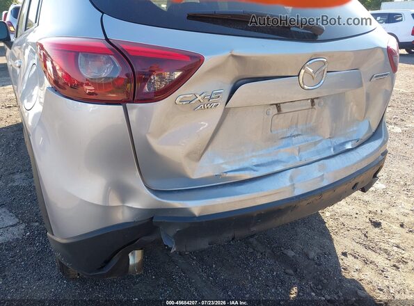JM3KE4DY0G0713614 2016 MAZDA CX-5 Серебряный Вид спереди