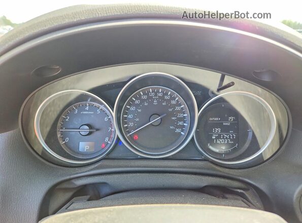 JM3KE4DY0G0804611 2016 MAZDA CX-5 White Вид щитка приладів