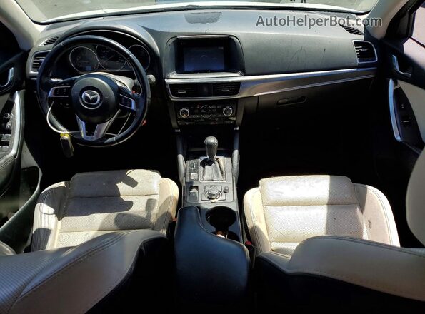 JM3KE4DY0G0839486 2016 MAZDA CX-5 White Widok deski rozdzielczej