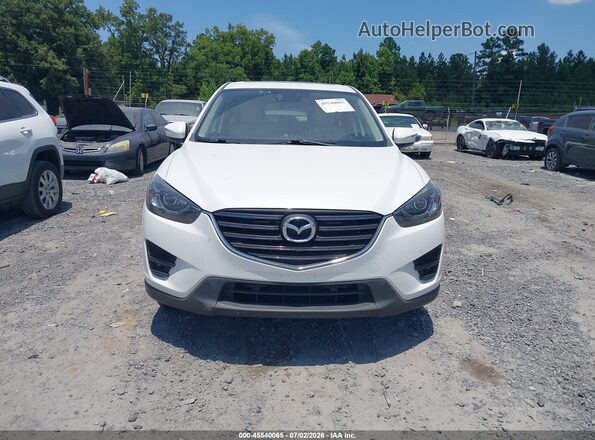 JM3KE4DY0G0910119 2016 MAZDA CX-5 White Вид щитка приладів