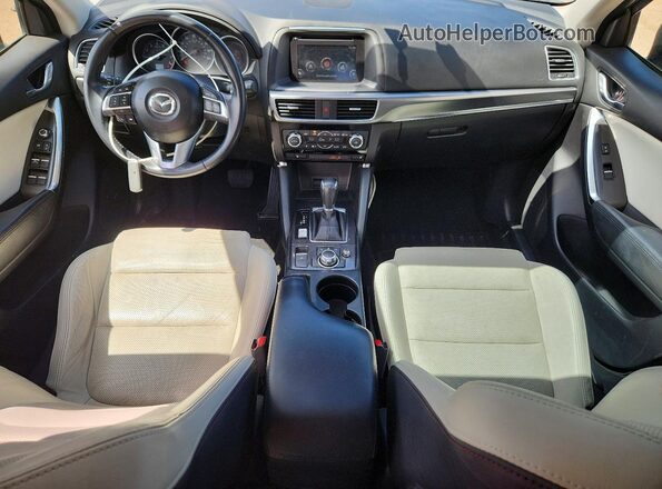 JM3KE4DY1G0748730 2016 MAZDA CX-5 Black Dashboard view