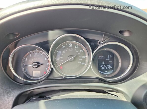 JM3KE4DY1G0748730 2016 MAZDA CX-5 Black Instrument cluster view
