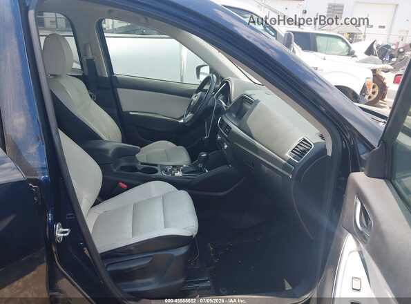 JM3KE4DY1G0778682 2016 MAZDA CX-5 Dark Blue Vista interior delantera
