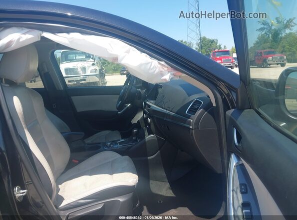 JM3KE4DY1G0917385 2016 MAZDA CX-5 Черный Вид салона спереди