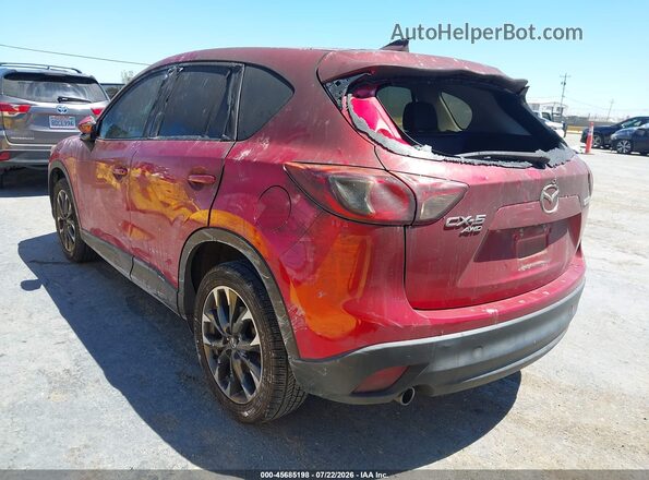 JM3KE4DY2G0615510 2016 MAZDA CX-5 Red Tył lewy