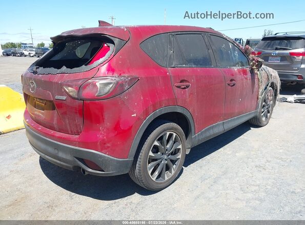 JM3KE4DY2G0615510 2016 MAZDA CX-5 Red Tył prawy