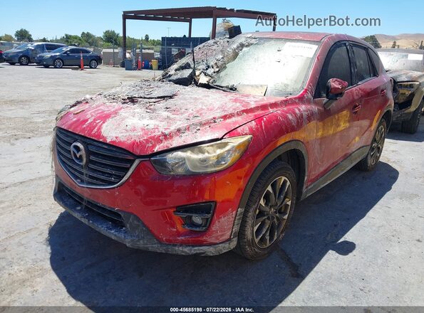 JM3KE4DY2G0615510 2016 MAZDA CX-5 Red Przód lewy