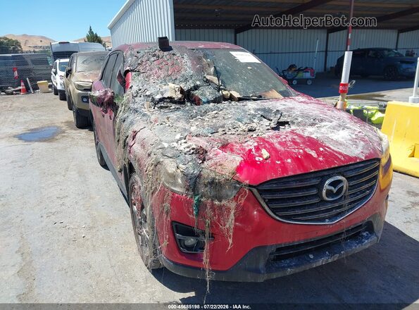 JM3KE4DY2G0615510 2016 MAZDA CX-5 Red Widok z przodu