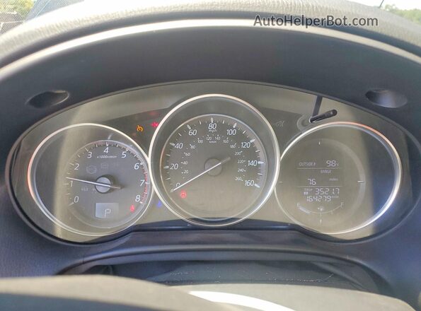 JM3KE4DY2G0726106 2016 MAZDA CX-5 Black ხელსაწყოთა პანელის ხედი