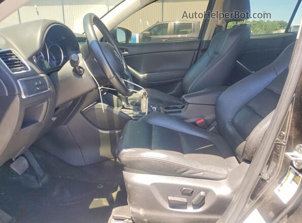 JM3KE4DY2G0726106 2016 MAZDA CX-5 Black წინა სალონის ხედი
