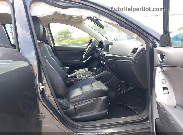 JM3KE4DY2G0797290 2016 MAZDA CX-5 Gray Widok wnętrza z przodu