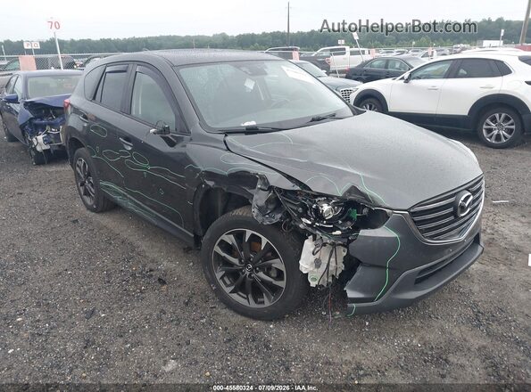 JM3KE4DY3G0681094 2016 MAZDA CX-5 Black Դիմացի տեսք