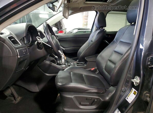 JM3KE4DY3G0791756 2016 MAZDA CX-5 Charcoal Widok wnętrza z przodu