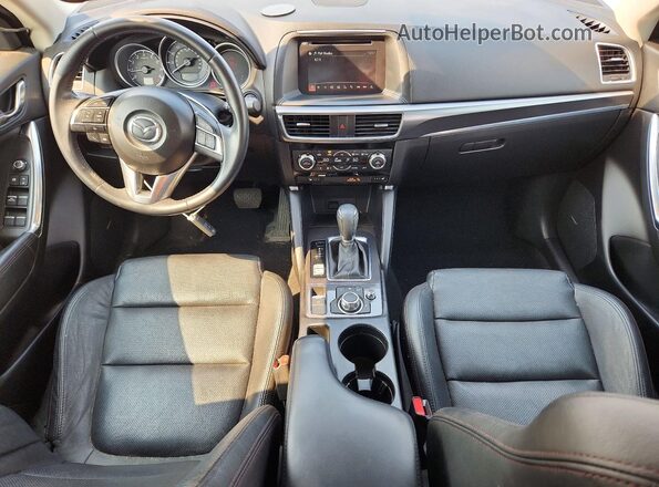 JM3KE4DY3G0907554 2016 MAZDA CX-5 Gray Vista del salpicadero