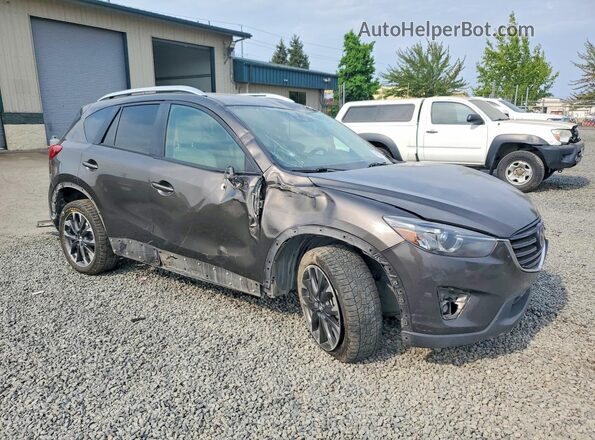 JM3KE4DY3G0909871 2016 MAZDA CX-5 Коричневый Передняя правая четверть