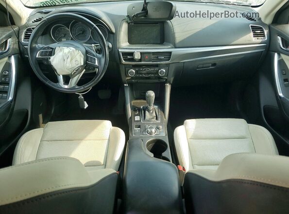 JM3KE4DY3G0909871 2016 MAZDA CX-5 Коричневый Вид панели приборов