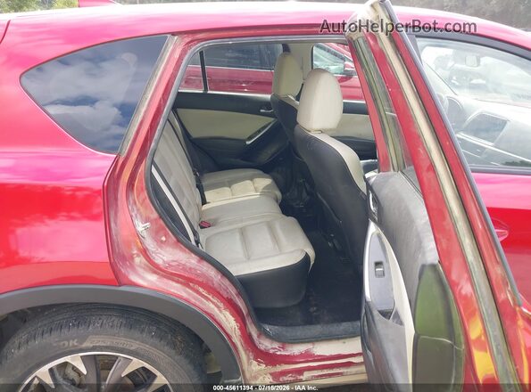 JM3KE4DY4G0735003 2016 MAZDA CX-5 Red Вид наклейки з VIN-кодом