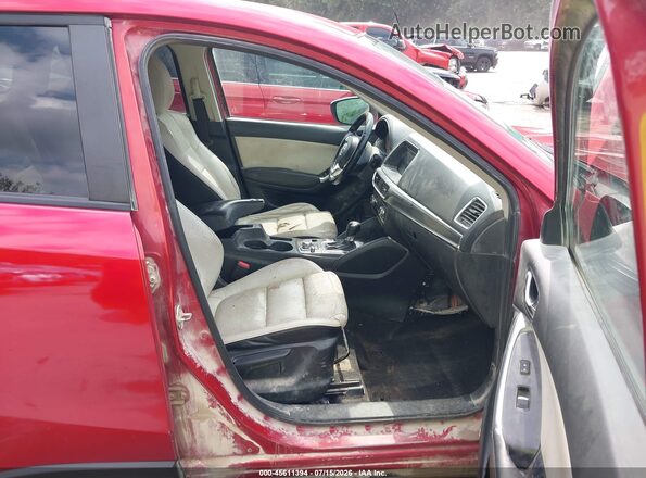 JM3KE4DY4G0735003 2016 MAZDA CX-5 Red Вид салону спереду