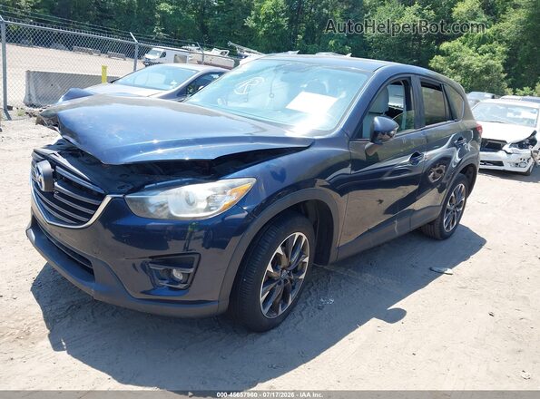 JM3KE4DY4G0780328 2016 MAZDA CX-5 Black წინა მარცხენა ხედი სამი მეოთხედიდან
