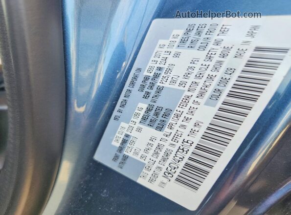 JM3KE4DY4G0795105 2016 MAZDA CX-5 Blue Շարժիչի բաժամունքի տեսք