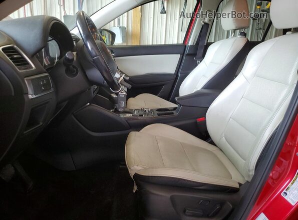 JM3KE4DY4G0865542 2016 MAZDA CX-5 Красный Вид салона спереди