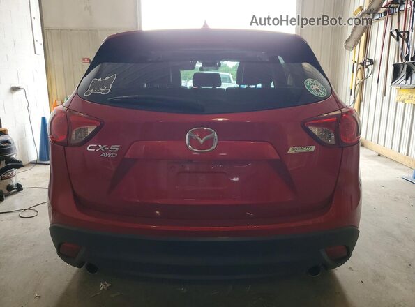 JM3KE4DY4G0865542 2016 MAZDA CX-5 Красный Вид сзади