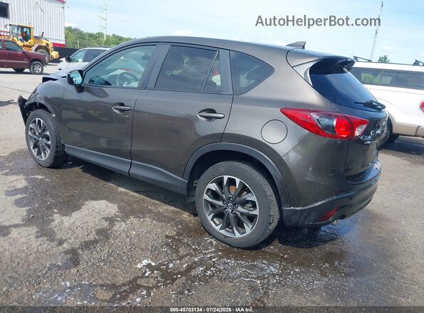 JM3KE4DY4G0904484 2016 MAZDA CX-5 Brown Rear left