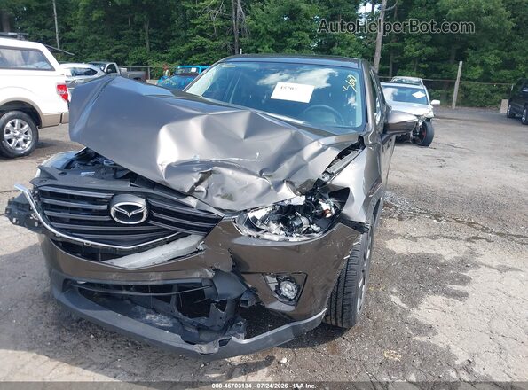 JM3KE4DY4G0904484 2016 MAZDA CX-5 Brown Front view