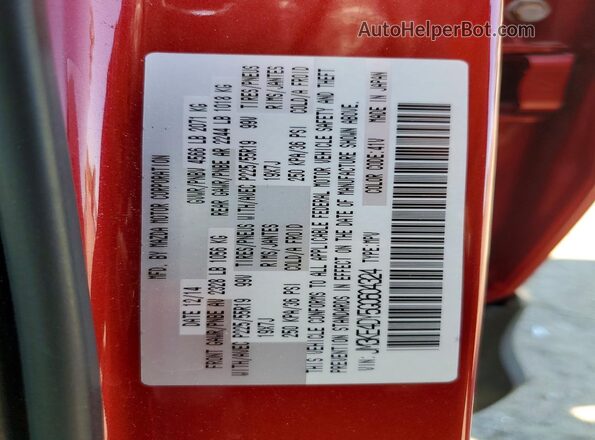 JM3KE4DY5G0604324 2016 MAZDA CX-5 Красный Панорамный вид салона 360°